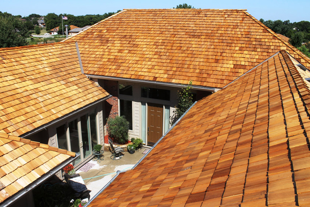 Residential wood shake roofing systems